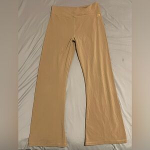 Tan Flared Yoga Pants from PINK